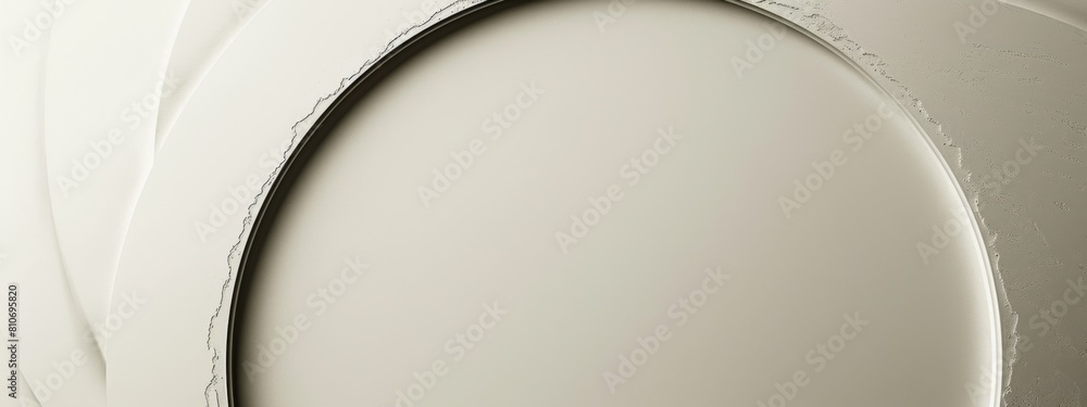 Poster circles along the edges of the page framing a blank space in the center for symbol or text.