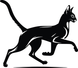 cat silhouette vector