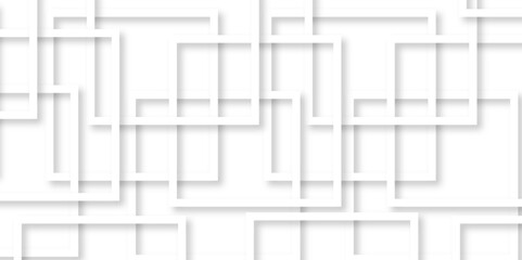 Vector Modern abstract white curve square lines triangle technology . white light grey background. Space design concept. Decorative web layout poster, banner. White grey background design.