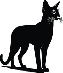 cat silhouette vector