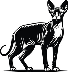 cat silhouette vector