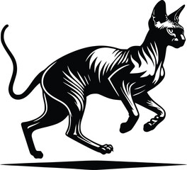 cat silhouette vector