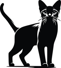 cat silhouette vector