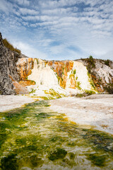 Sipoholon Hot Springs are hot springs in Tapanuli. This sulfur-containing bath was formed due to the eruption of Mount Martimbang