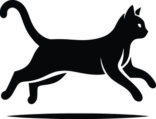 cat silhouette vector