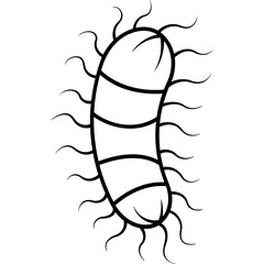 Microbes Bacteria Icon