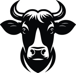 cow silhouette vector easy to use