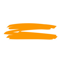 Obraz premium Orange highlighter line