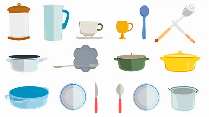 a close up of a bunch of different types of kitchen utensils