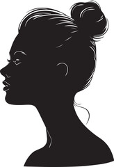 silhouette of a woman