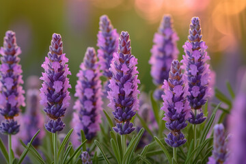 Fototapeta premium A Dance of Lavender Breeze Amidst Twilight Whispers.”