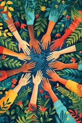 A community of coworkers supporting each other, fostering collaboration and wellbeing Realism
