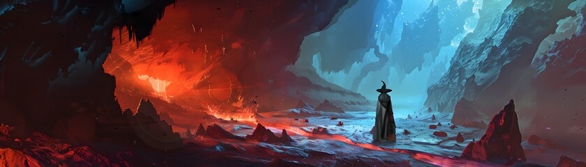 Witch Seeking Legendary Artifacts in Hellish Vaults of the Inferno
