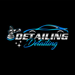 Speed Auto detailing and car wash logo design template
