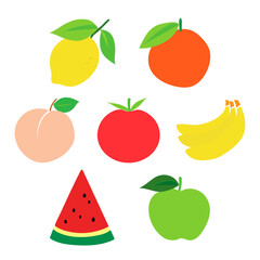 과일 일러스트 6가지