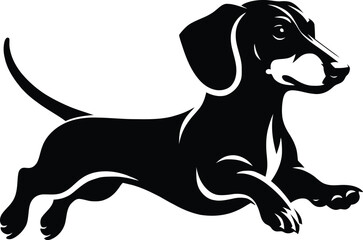 dog breed silhouette  