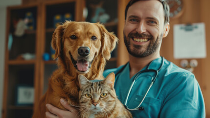 Veterinary Professional with Pets