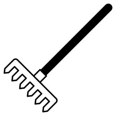 pitchfork, rake gardening equipment	