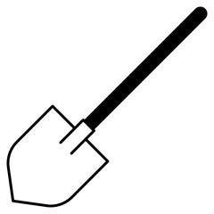 shovel trowel icon