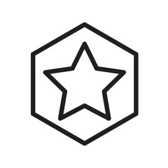 Star Line Icon
