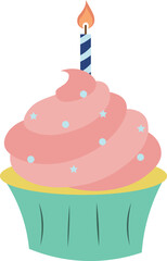 Birthday Party Element. Vector Illustration