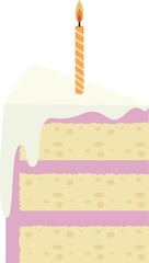 Birthday Party Element. Vector Illustration