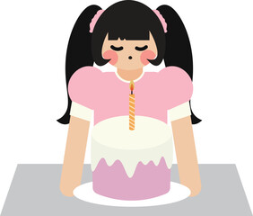 Birthday Party Element. Vector Illustration