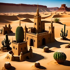 mosque in the desert