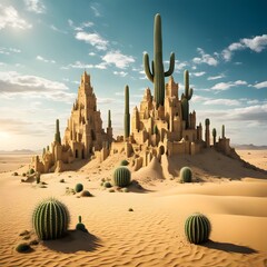 Fototapeta premium valley in the desert