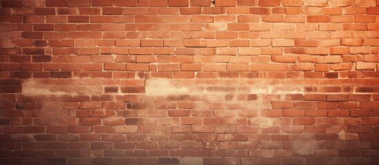 Blurred brick wall background with a copy space image featuring a concept photo of a blurred building as a textured surface