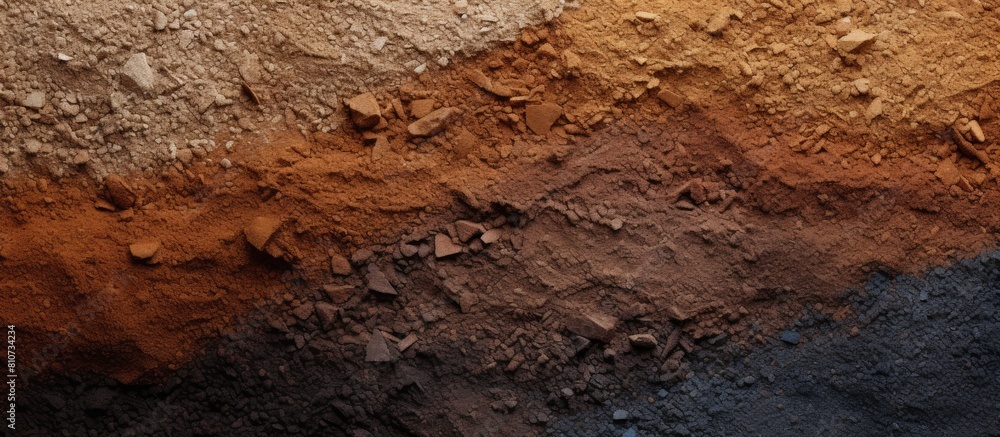 Poster The coarse and gritty texture of sandpaper ideal for smoothing rough surfaces is captured in this close up copy space image
