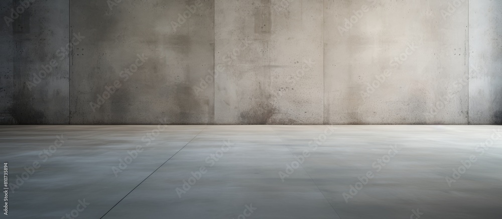 Poster the concrete flooring provides a blank canvas for a copy space image