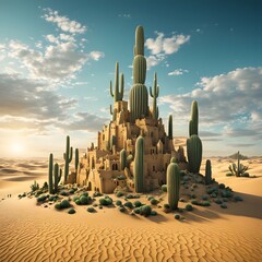 desert landscape in the desert