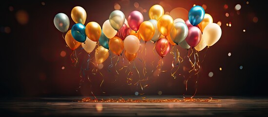 Wishing you a joyous celebration on your 30th birthday. Creative banner. Copyspace image