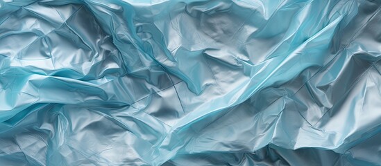 Obraz premium A texture of creased polyethylene film providing a visually interesting and unique appearance suitable for use as a copy space image