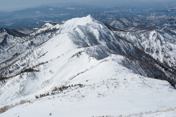 冬山の風景