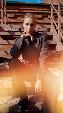 Film Burn Transitions - Vertical