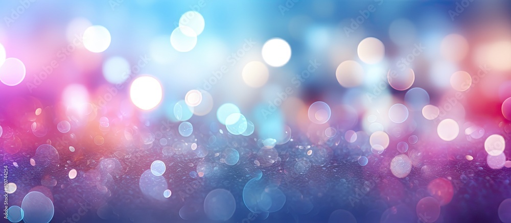 Poster a background image with abstract bokeh and plenty of copy space