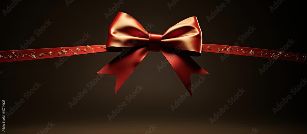 Poster A copy space image displaying a bow is needed