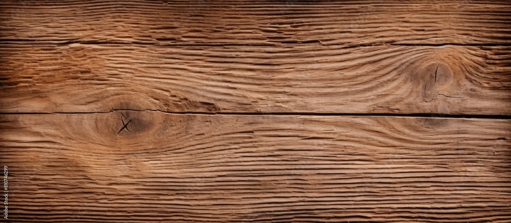Poster Close up of a rough texture wood panel perfect as a background for a copy space image