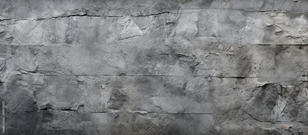 Poster Aged and rugged granite texture in the backdrop resembling a natural combination of cement and stone Providing a copy space image with a banner like appearance complemented by a grungy concrete wall