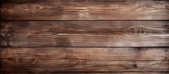 Obraz premium An image of an aged wooden board with empty space for text or images. Creative banner. Copyspace image