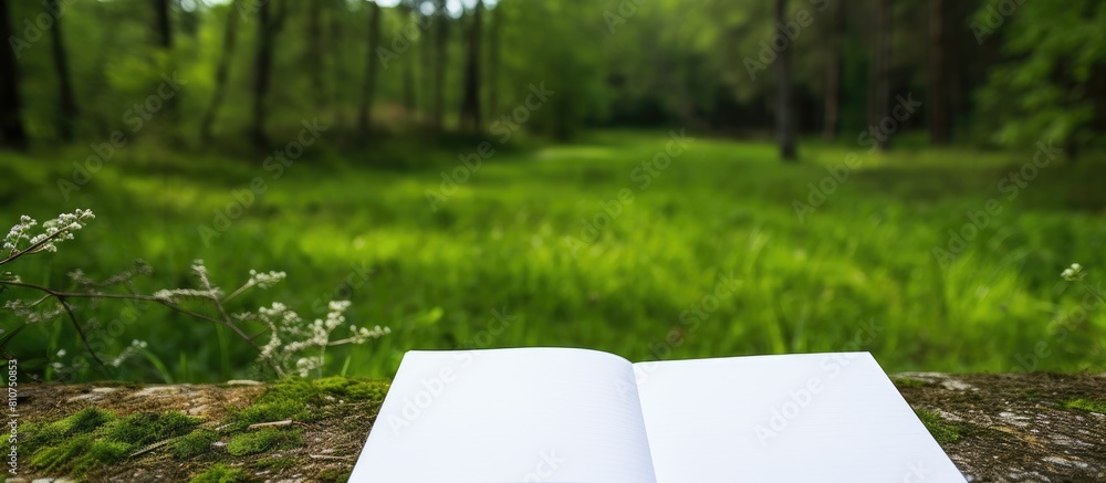 Leinwandbilder a notebook with a designated area for writing suitable for documenting thoughts ideas and creative i