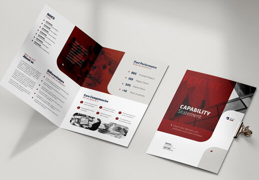 Capability Statement Business Brochure Template 