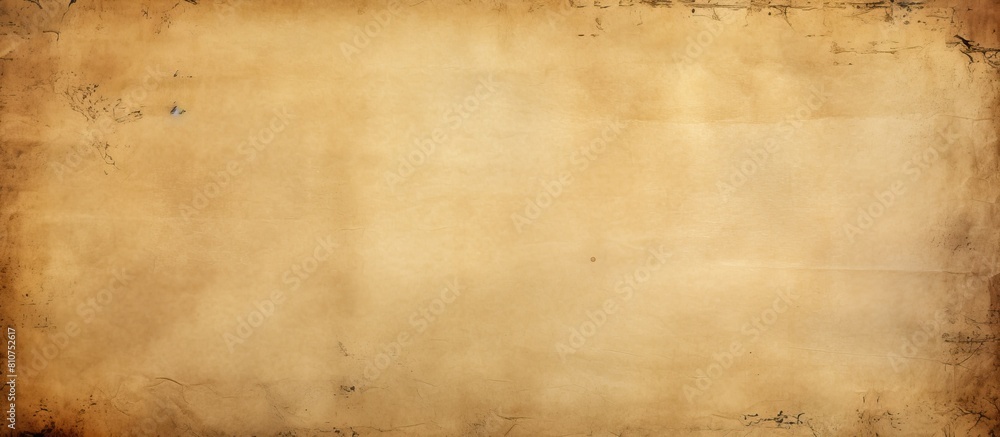 Poster a vintage paper background with a brown empty and aged appearance perfect for adding text or images 