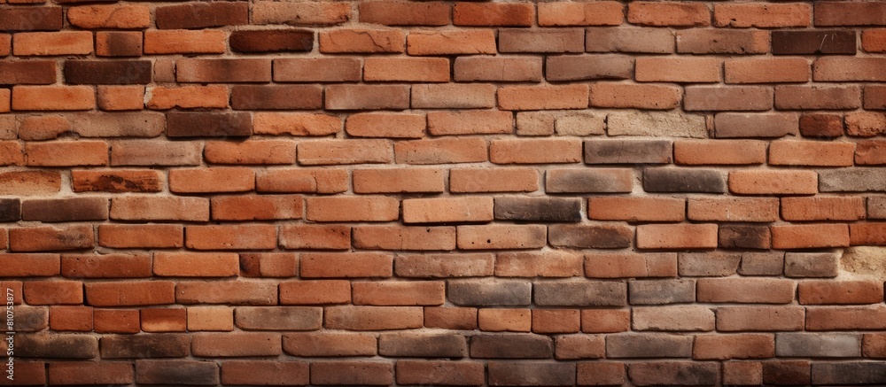 Poster ideal brick wall background size for cover page with copy space image