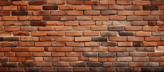 Fototapeta premium Ideal brick wall background size for cover page with copy space image
