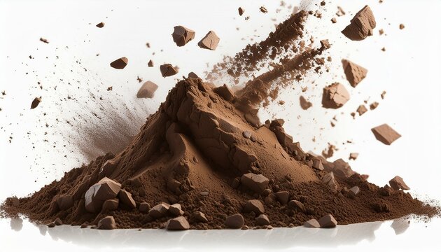 chocolate cake isolated on whitechocolate, food, dessert, sweet, brown, cake, cocoa, delicious, white, candy, isolated, dark, gourmet, snack, closeup, tasty, ingredient, slice, bar, milk, broken, suga