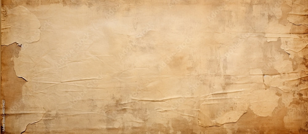 Aufkleber An aged and torn paper background with a textured appearance offers ample copy space for images