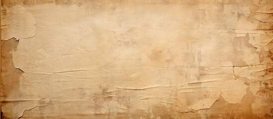 An aged and torn paper background with a textured appearance offers ample copy space for images